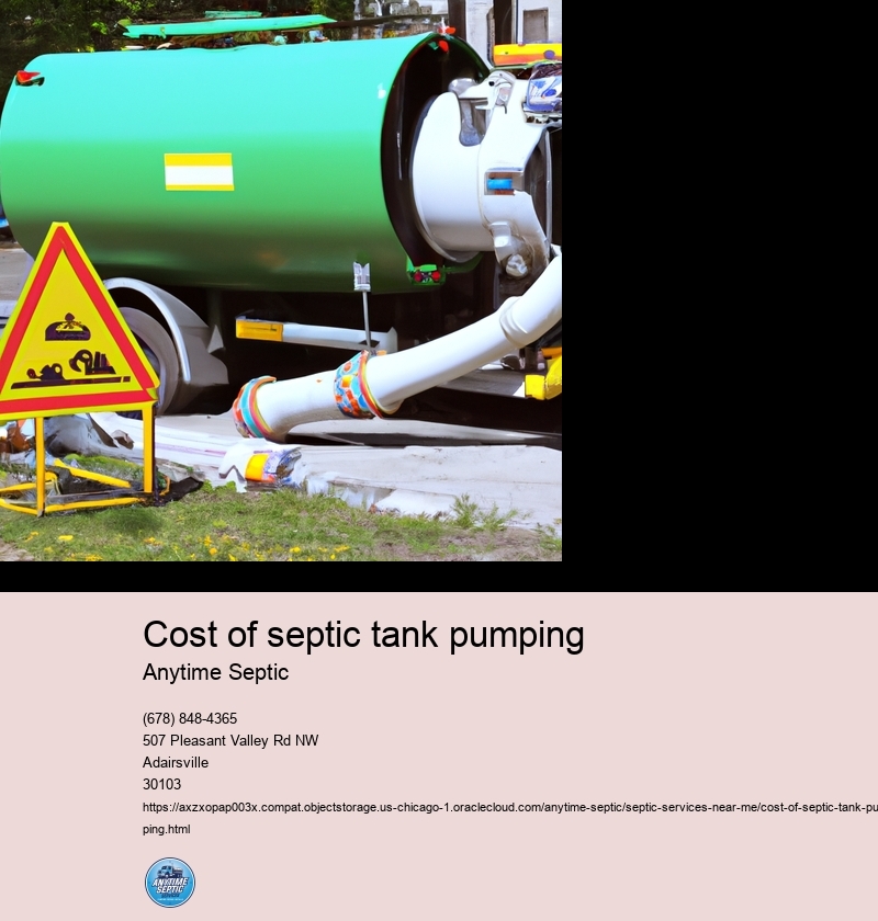 Cost of septic tank pumping