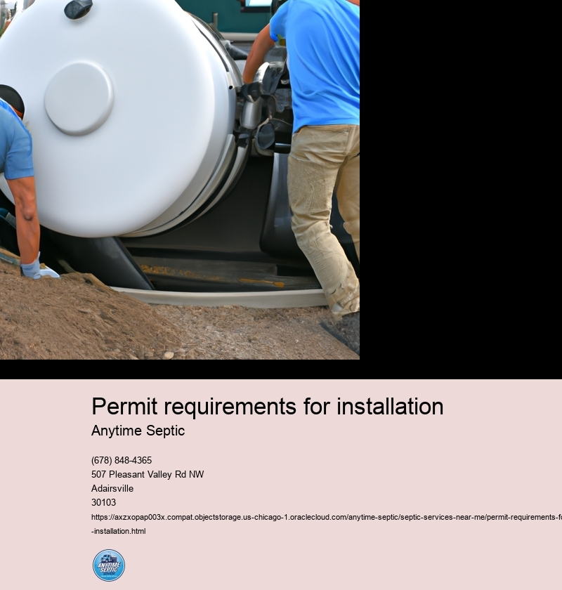 Permit requirements for installation