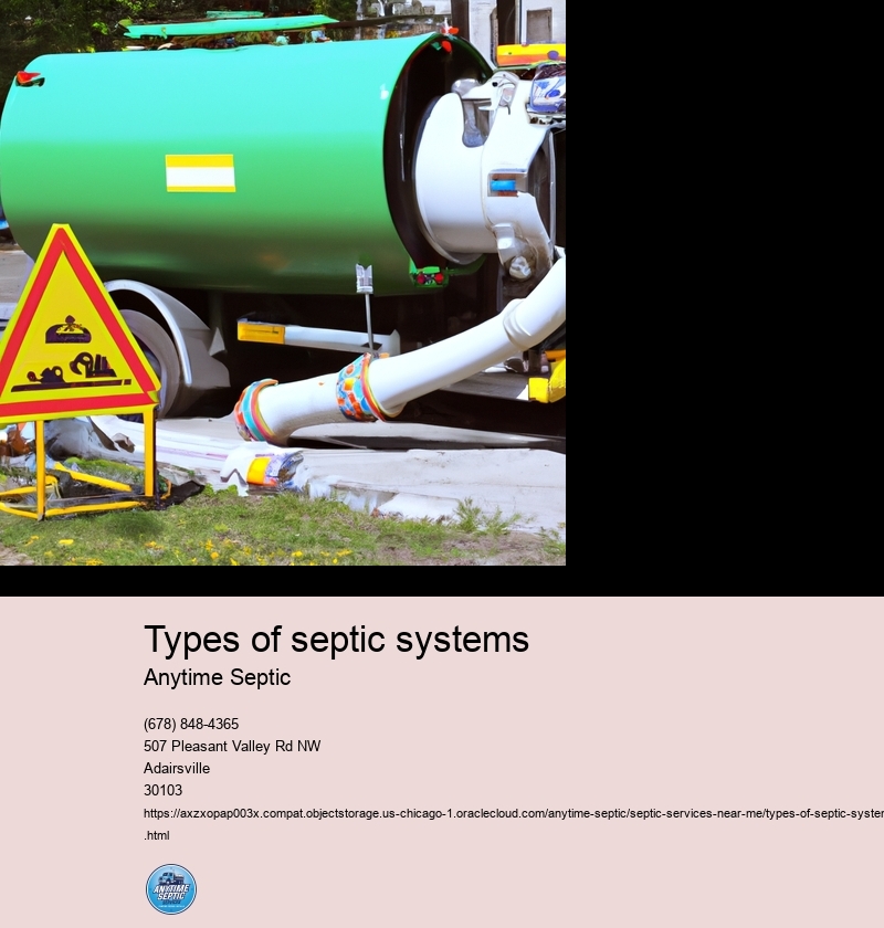 Types of septic systems
