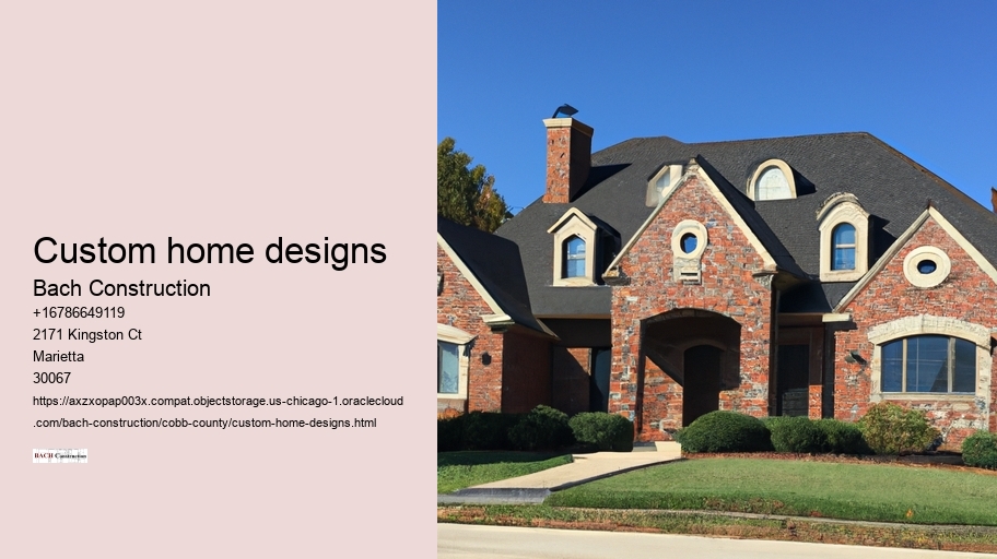 Custom home designs