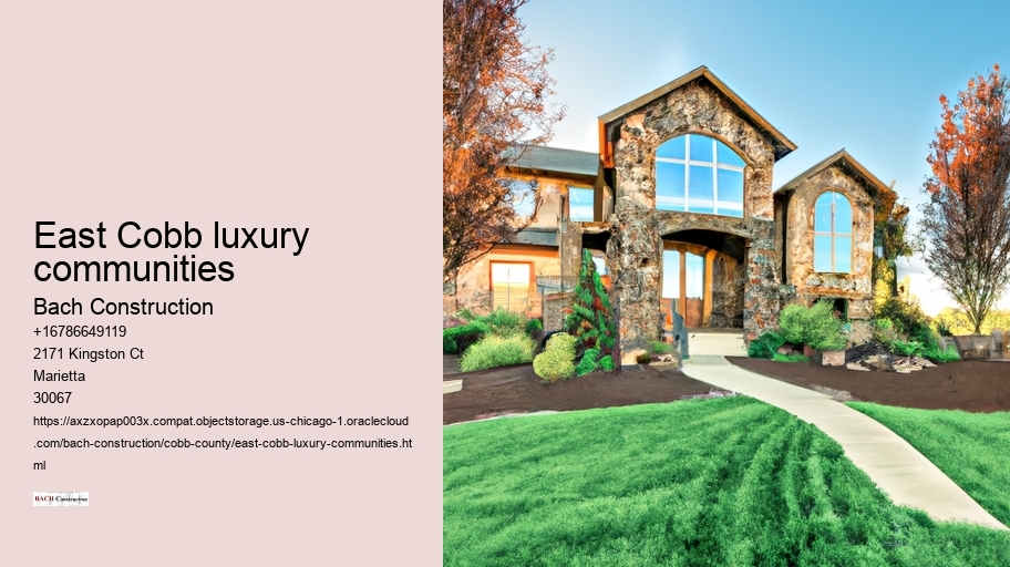 East Cobb luxury communities