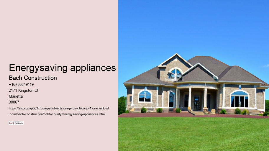 Energysaving appliances