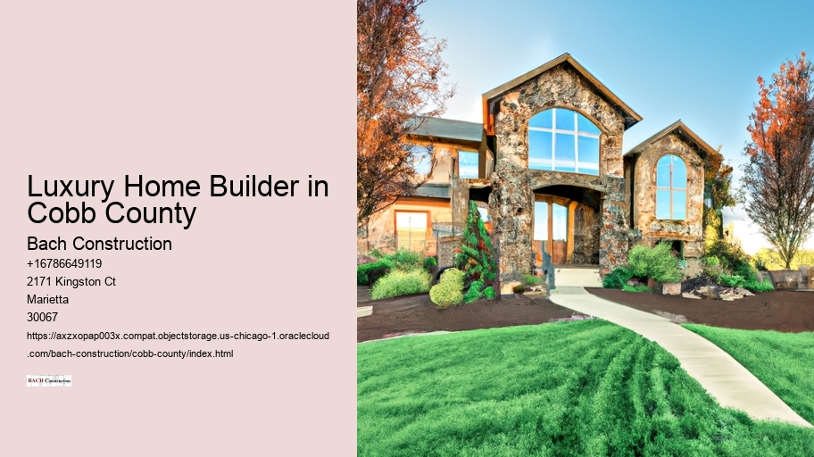 Luxury Home Builder in Cobb County