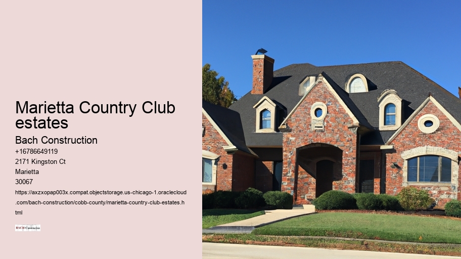 Marietta Country Club estates