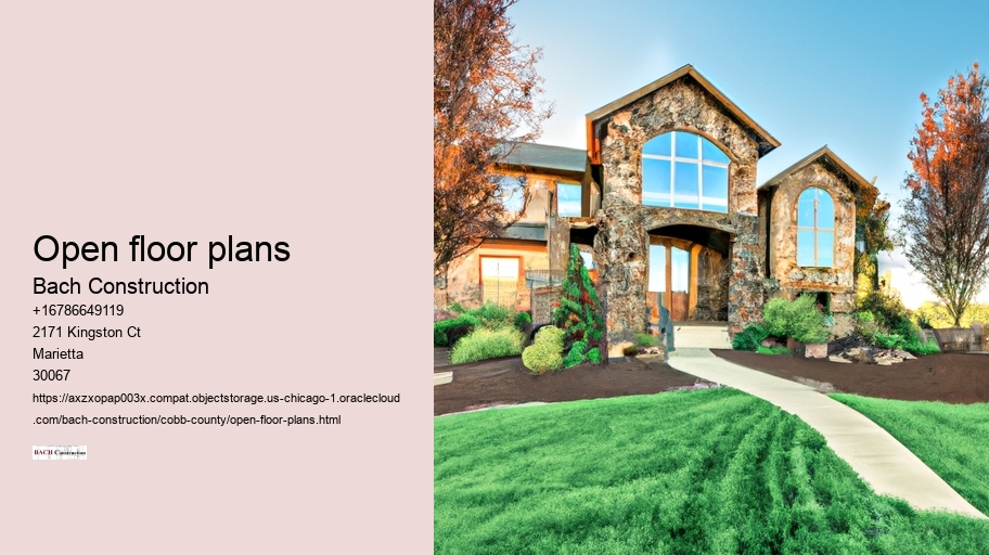 Open floor plans