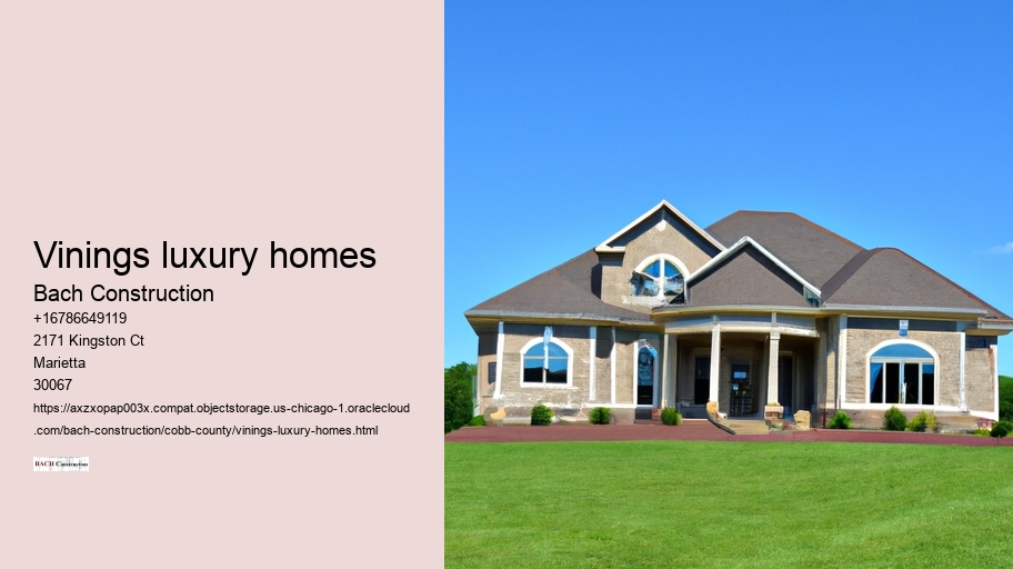 Vinings luxury homes