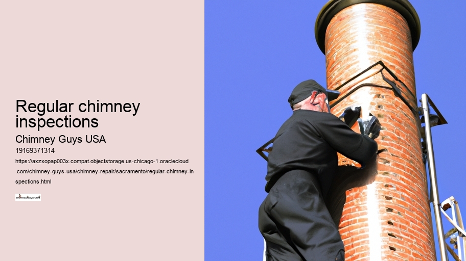Regular chimney inspections