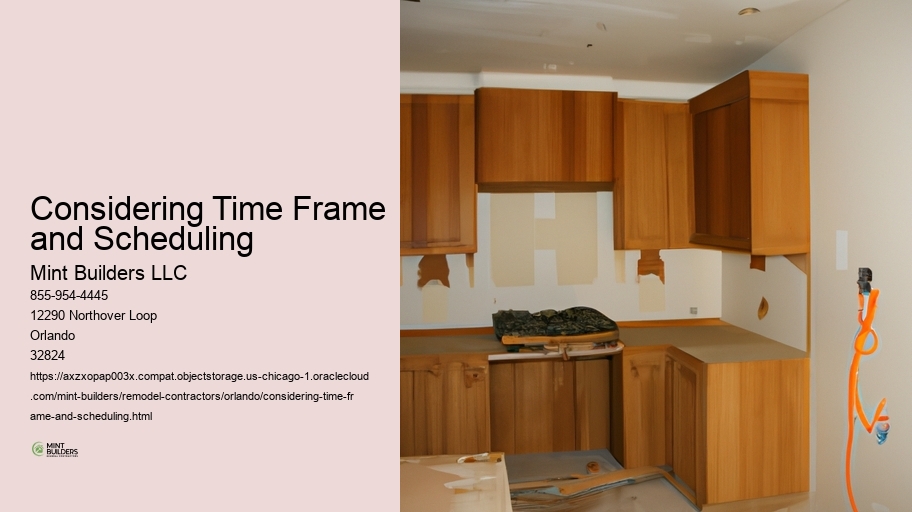 Considering Time Frame and Scheduling