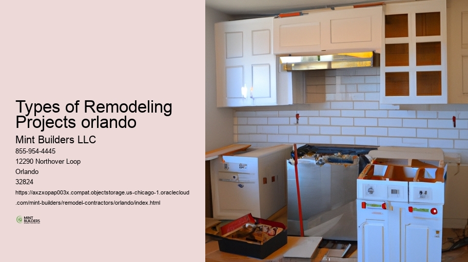 Types of Remodeling Projects orlando