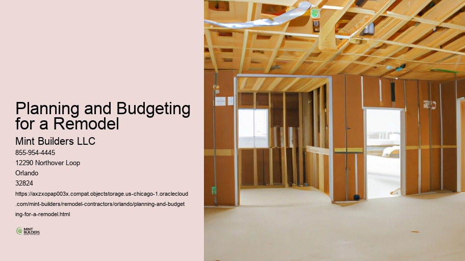 Planning and Budgeting for a Remodel