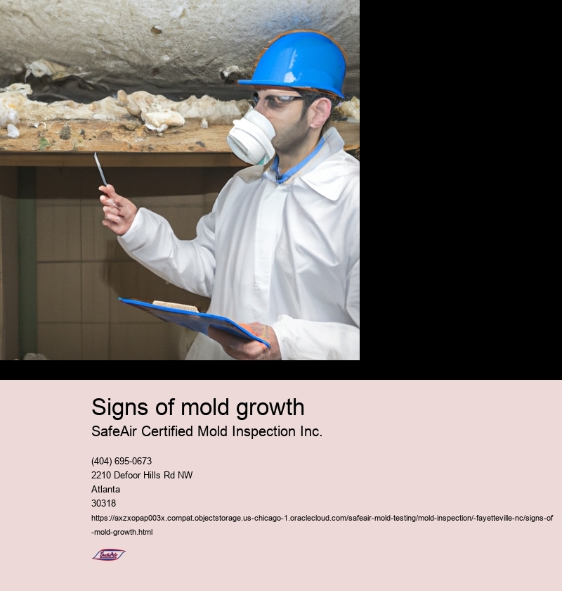Signs of mold growth