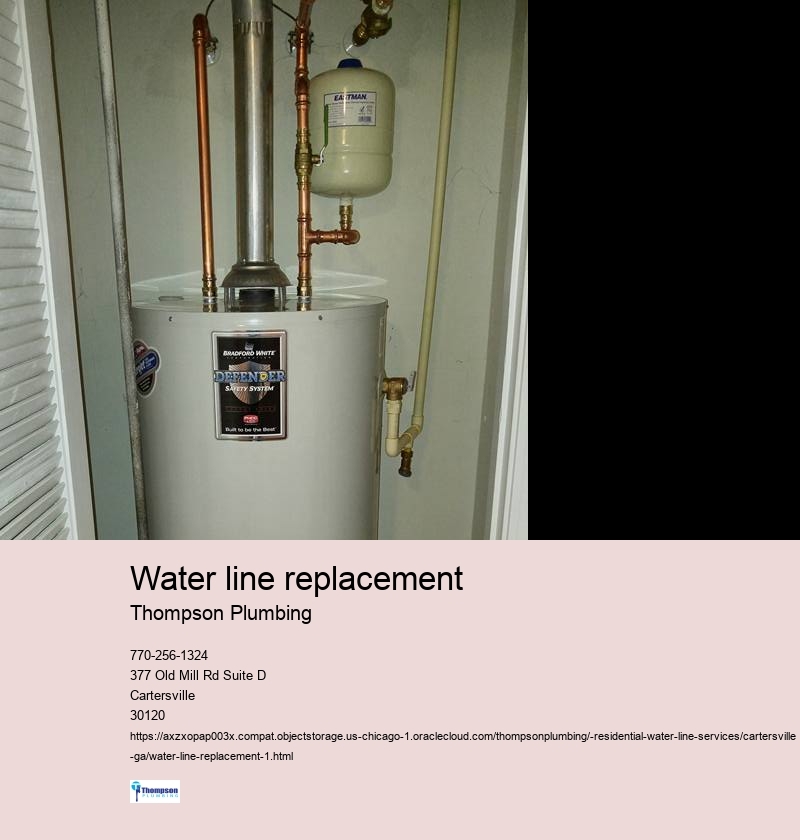 Water line replacement