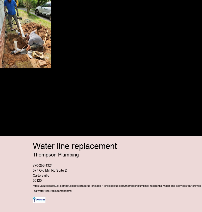 Water line replacement